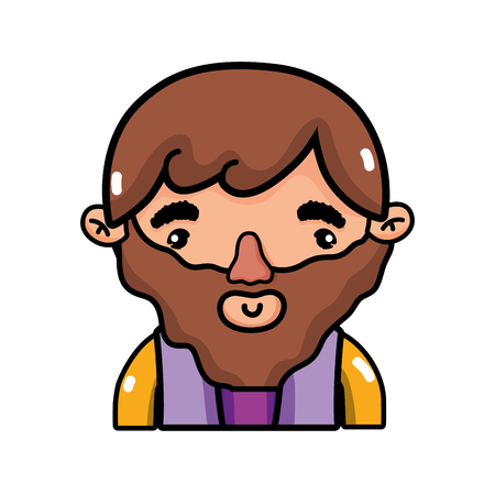 Man of person people and human theme Isolated design Vector illustrationのイラスト素材