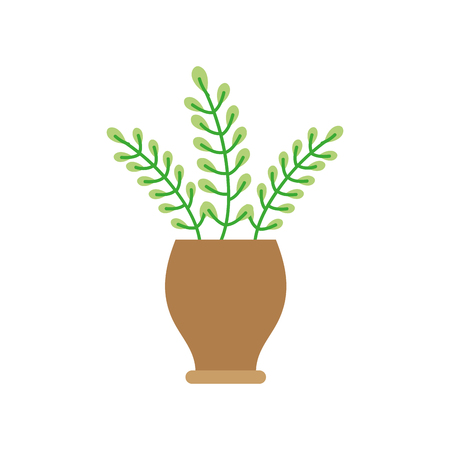 Plant of leaf floral garden and nature theme Isolated design Vector illustrationのイラスト素材