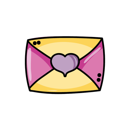 Love card of passion and romantic theme illustration.のイラスト素材