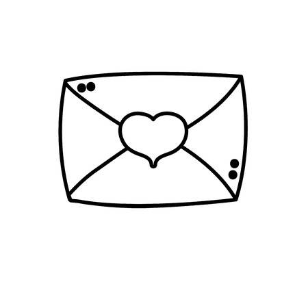 Love card of passion and romantic theme Isolated design Vector illustrationのイラスト素材