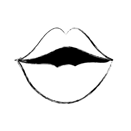 Mouth cartoon designのイラスト素材