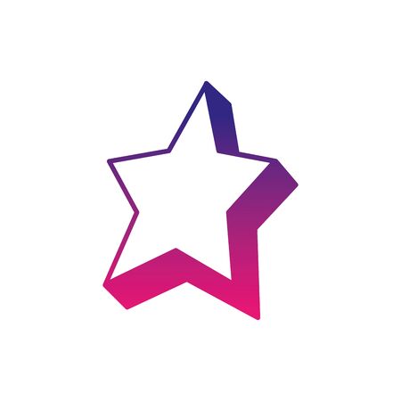 Isolated star designのイラスト素材