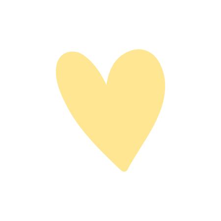 heart symbol of love and passion over white background vector illustrationのイラスト素材