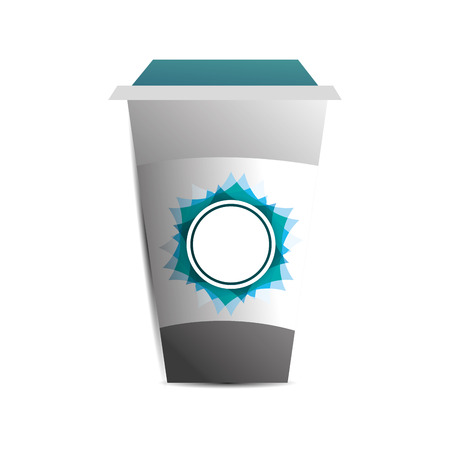 Branding coffee mug designのイラスト素材