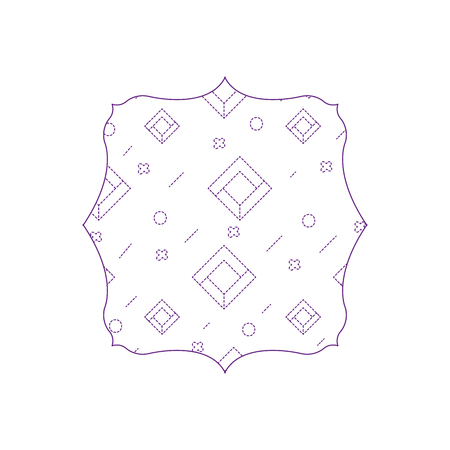 Abstract geometric shape pattern design.のイラスト素材