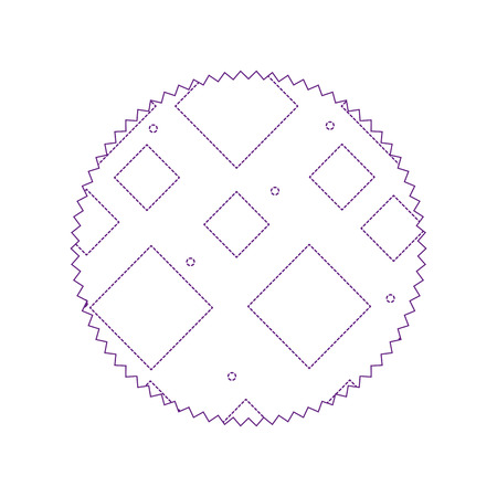 Abstract geometric shape pattern design.のイラスト素材
