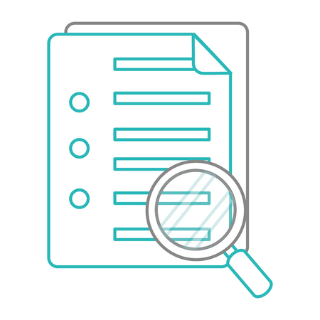 Paper of document data and archive theme Isolated design Vector illustrationのイラスト素材
