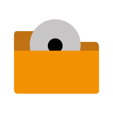 File of document data and archive theme Isolated design Vector illustrationのイラスト素材