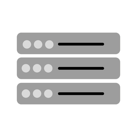 Web hosting of data center and base theme Isolated design Vector illustrationのイラスト素材