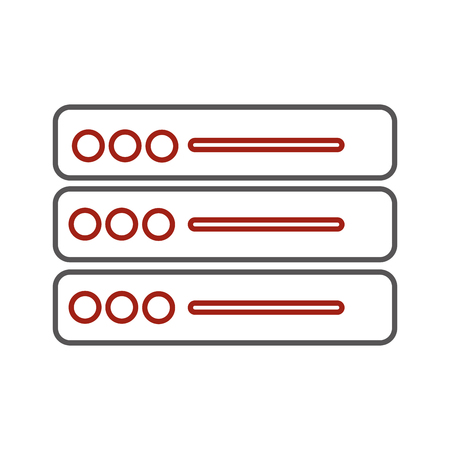 Web hosting designのイラスト素材