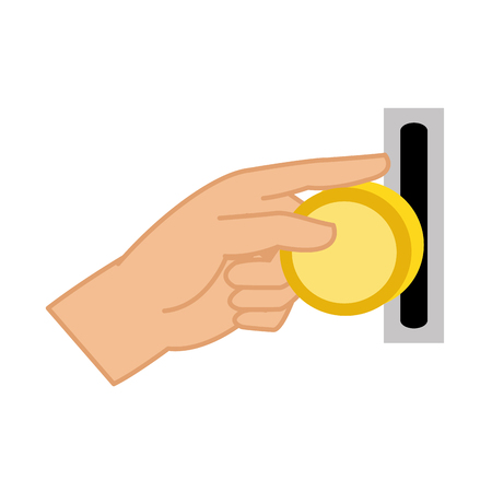 Isolated coin designのイラスト素材