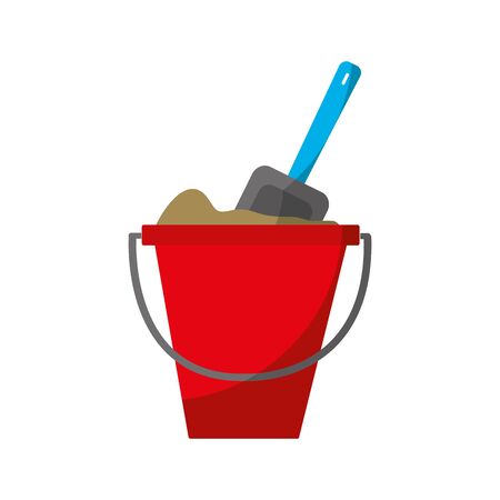 Isolated sanbucket designのイラスト素材
