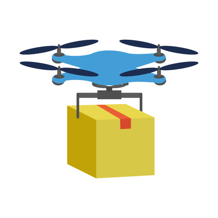 Box of delivery shipping logistics and transportation theme Isolated design Vector illustrationのイラスト素材