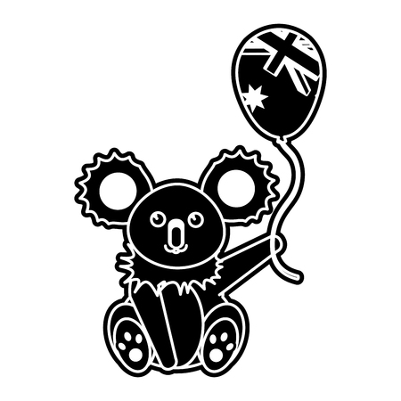Australian koala design.のイラスト素材