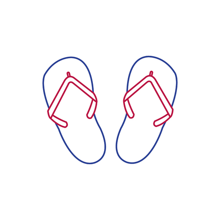 Isolated sandal design.のイラスト素材