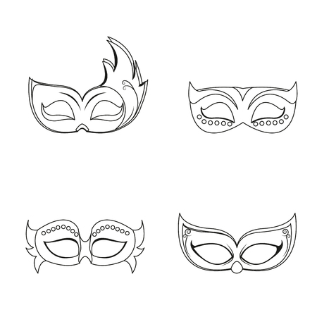 Mardi gras carnival designのイラスト素材