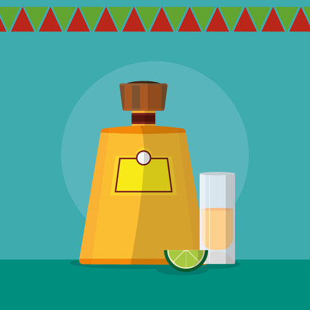 Mexican food designのイラスト素材