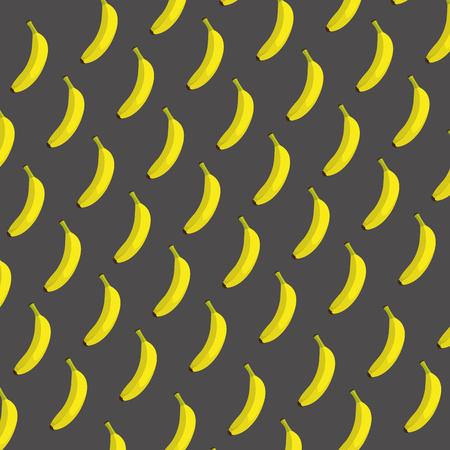 Banana background of organic and healthy food theme Vector illustration.のイラスト素材