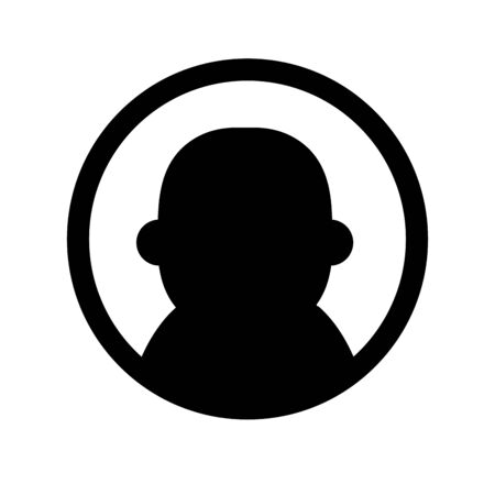 avatar user social profile person vector illustrationのイラスト素材