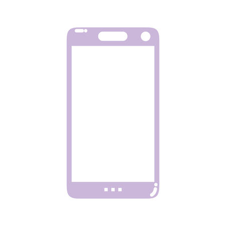 Full color smartphone technology to call and talk design.のイラスト素材