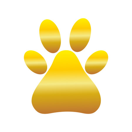 Dog animal footprints decoration design vector illustration.のイラスト素材