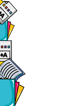 school tools education background design vector illustrationのイラスト素材