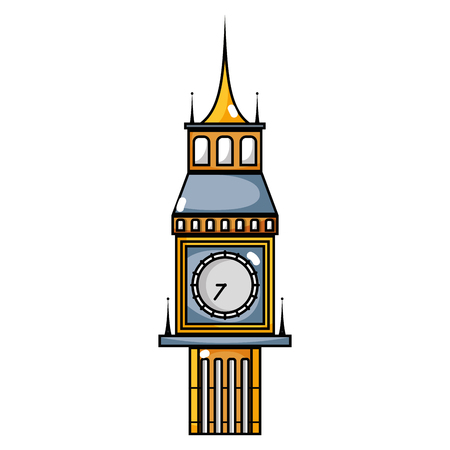 Big ben london journey vacation vector illustrationのイラスト素材