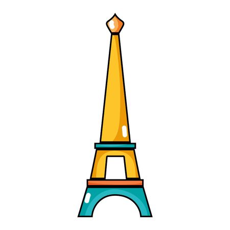Eiffel tower paris journey vacation vector illustrationのイラスト素材