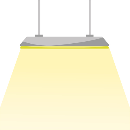 Lamp hanging with electricity interior decoration vector illustrationのイラスト素材