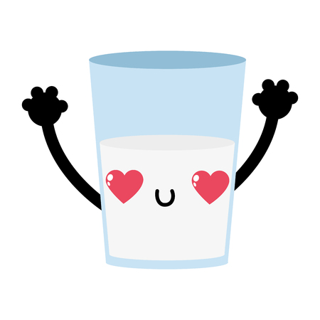 Milk characterのイラスト素材