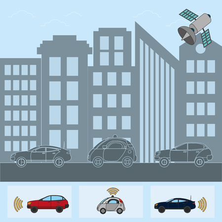 car of futuristic transportation and vehicle theme Vector illustrationのイラスト素材