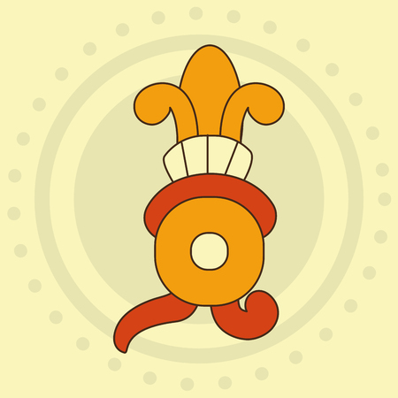Maya shape design illustration.のイラスト素材