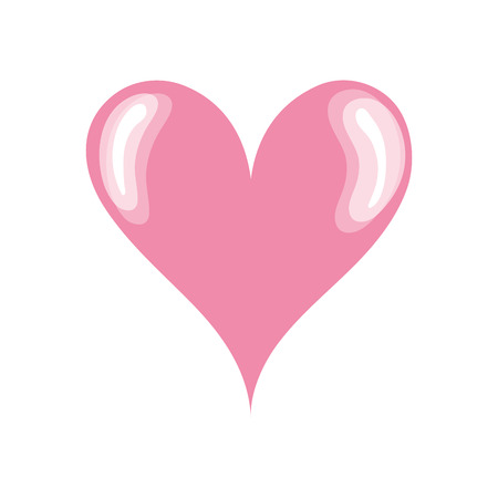 colorful heart passion art decoration design vector illustrationのイラスト素材