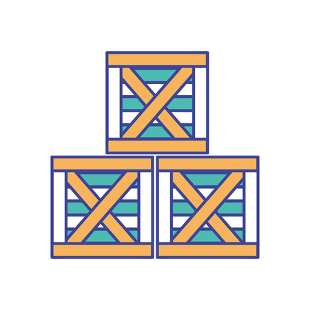 Isolated box designのイラスト素材