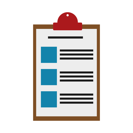 Isolated checklist design Vector illustration.のイラスト素材