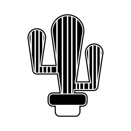 Cactus of plant desert and nature theme Isolated design Vector illustrationのイラスト素材