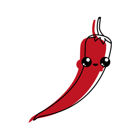 Pepper of vegetable healthy and organic food theme Isolated design Vector illustrationのイラスト素材