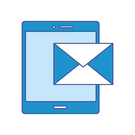 Tablet of device gadget and technology theme Isolated design Vector illustrationのイラスト素材