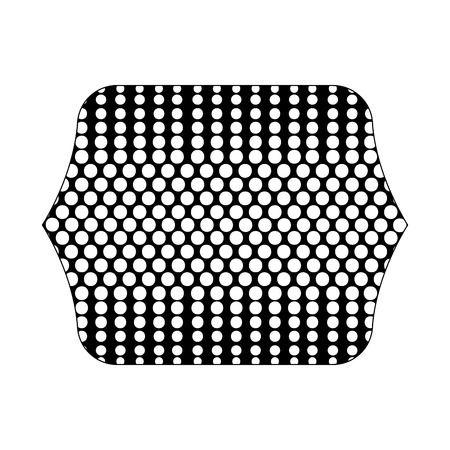 silhouette rectangle with graphic seamless style background design vector illustrationのイラスト素材