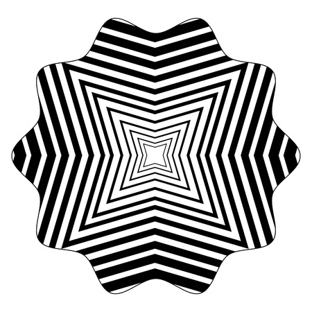 Star with pattern shapes abstract background style vector illustrationのイラスト素材