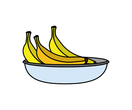 Isolated banana designのイラスト素材
