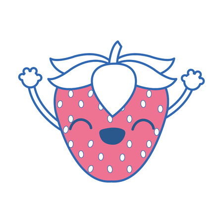 Isolated strawberry designのイラスト素材
