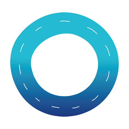 blue silhouette vehicle tire of rubber wheel designのイラスト素材