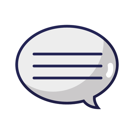 text chat bubble message communication vector illustrationのイラスト素材