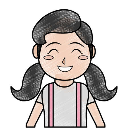 Girl cartoon designのイラスト素材