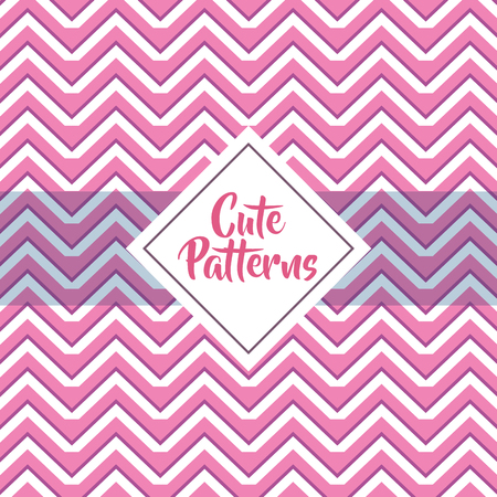 cute pattern abstract geometric background designのイラスト素材
