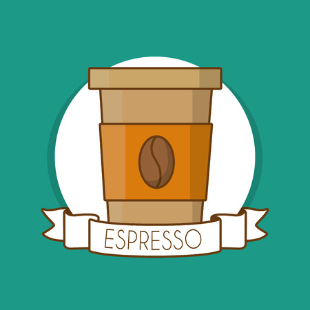 Coffee time conceptのイラスト素材