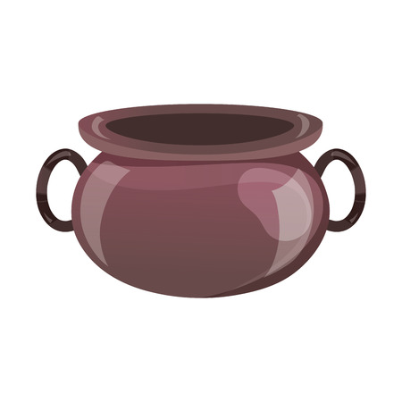 pot cauldron to traditional object to cookingのイラスト素材