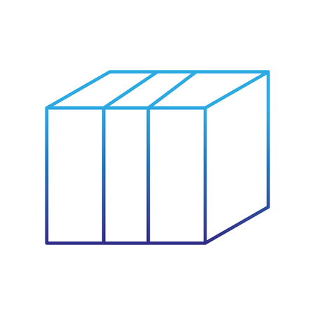 Degraded line delivery close package service designのイラスト素材