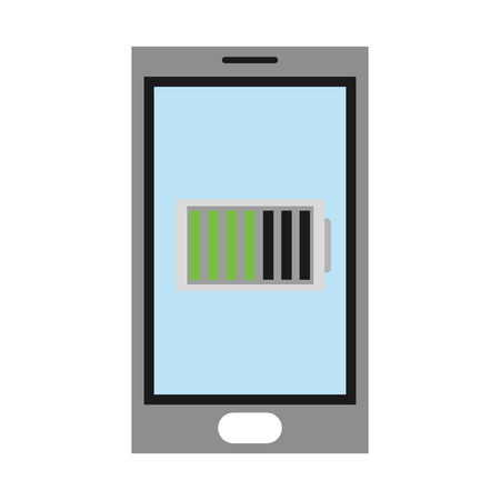 color shadow smartphone with low baterry power technologyのイラスト素材